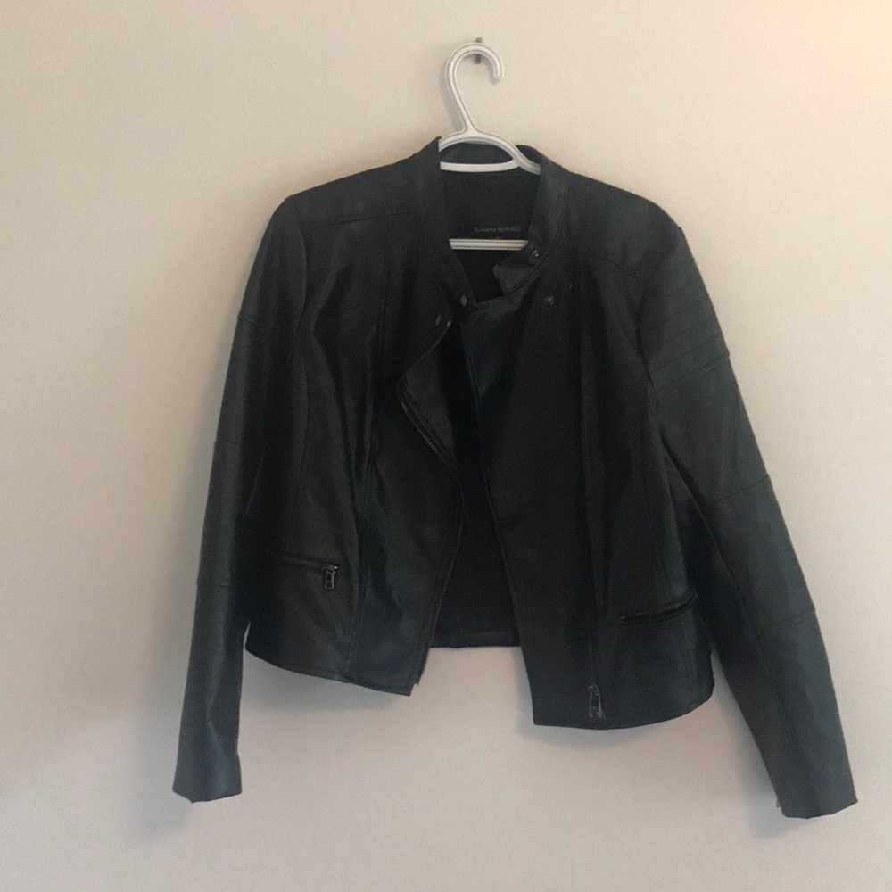 Banana Republic Black Leather Jacket